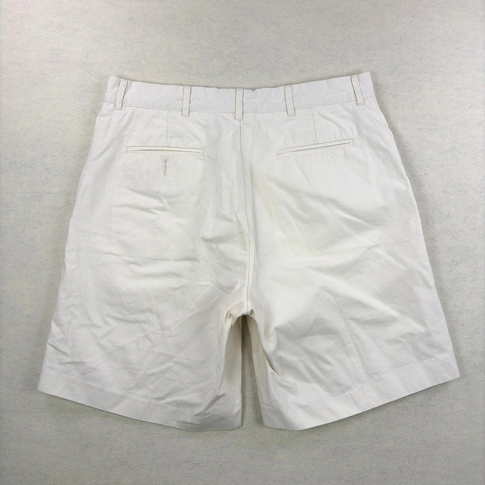 Murrays Toggery Shop Nantucket Reds White Cotton Canvas Shorts Mens 36 - Picture 4 of 9